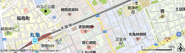 香川県丸亀市魚屋町40周辺の地図
