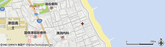香川県さぬき市津田町津田1374周辺の地図