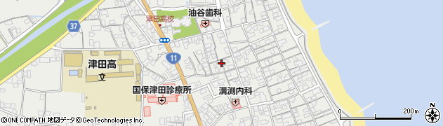 香川県さぬき市津田町津田1101周辺の地図