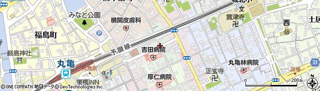 香川県丸亀市魚屋町周辺の地図