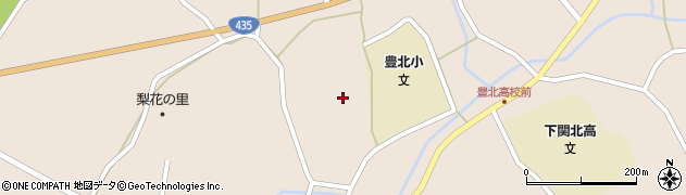 山口県下関市豊北町大字滝部周辺の地図