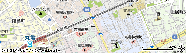 香川県丸亀市葭町36周辺の地図