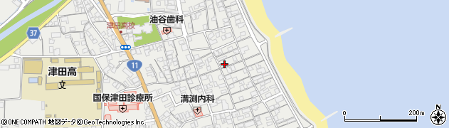香川県さぬき市津田町津田1141周辺の地図