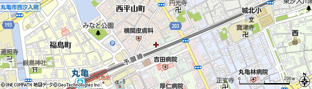 香川県丸亀市魚屋町20周辺の地図