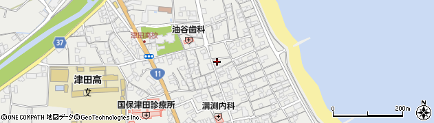 香川県さぬき市津田町津田1130周辺の地図