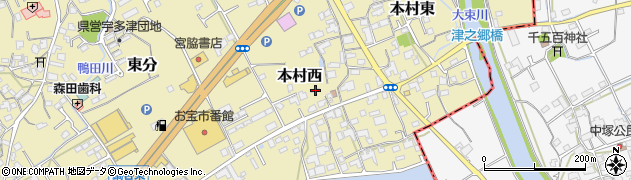 香川県綾歌郡宇多津町1614-1周辺の地図