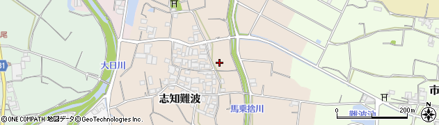兵庫県南あわじ市志知難波周辺の地図