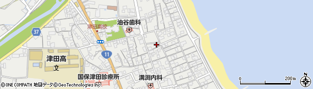 香川県さぬき市津田町津田1129周辺の地図