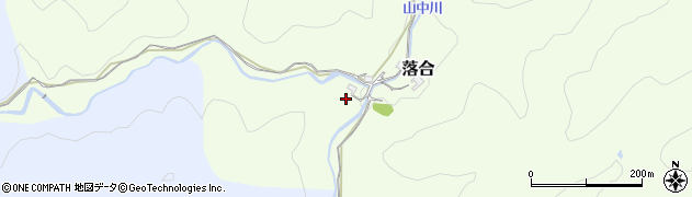 和歌山県和歌山市落合84周辺の地図