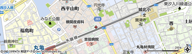 香川県丸亀市魚屋町26周辺の地図
