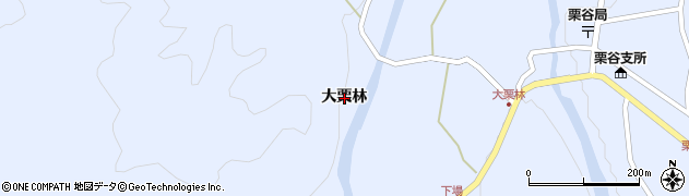 広島県大竹市栗谷町大栗林周辺の地図
