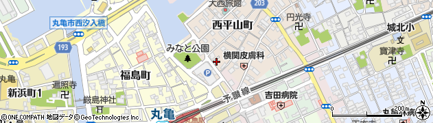香川県丸亀市西平山町146周辺の地図