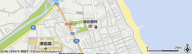 香川県さぬき市津田町津田1441周辺の地図