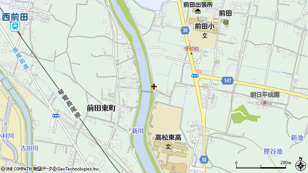 〒761-0322 香川県高松市前田東町の地図