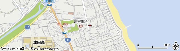 香川県さぬき市津田町津田1440周辺の地図
