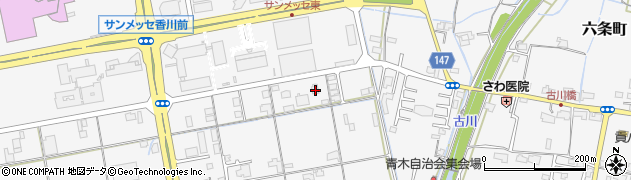 香川県高松市六条町711周辺の地図