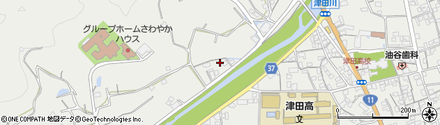 香川県さぬき市津田町津田2160周辺の地図