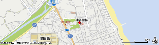 香川県さぬき市津田町津田1448周辺の地図