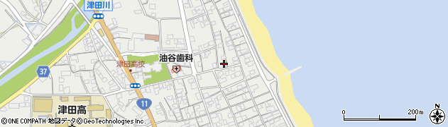 香川県さぬき市津田町津田1428周辺の地図
