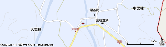 広島県大竹市栗谷町大栗林117周辺の地図