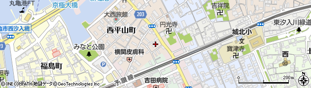 香川県丸亀市西平山町55周辺の地図