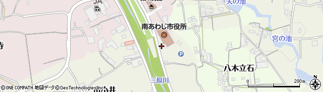 兵庫県南あわじ市市小井18周辺の地図