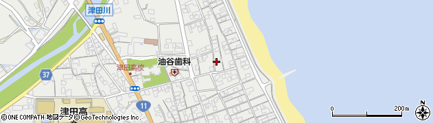 香川県さぬき市津田町津田1430周辺の地図