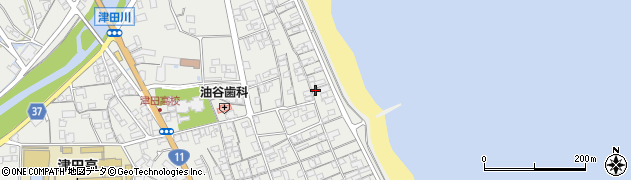 香川県さぬき市津田町津田1380周辺の地図