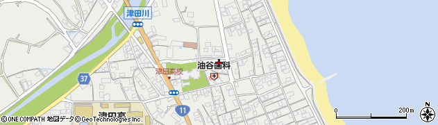 香川県さぬき市津田町津田1444周辺の地図