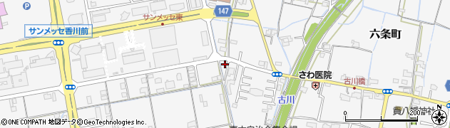 香川県高松市六条町606周辺の地図