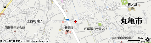 丸亀トーヨー住器株式会社　ビル部周辺の地図