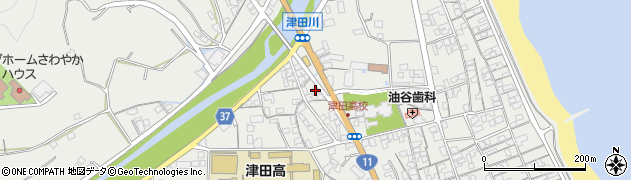 香川県さぬき市津田町津田1474周辺の地図