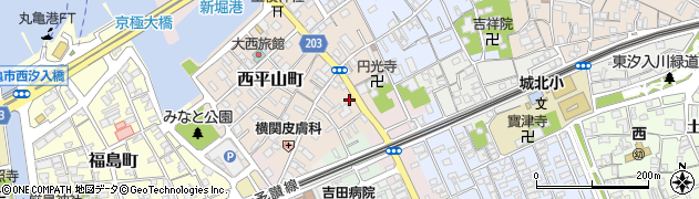 香川県丸亀市西平山町65周辺の地図