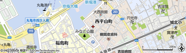 香川県丸亀市西平山町229周辺の地図