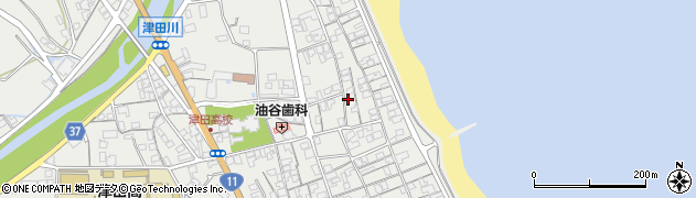 香川県さぬき市津田町津田1432周辺の地図