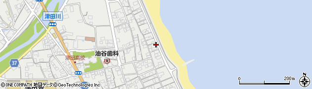 香川県さぬき市津田町津田1390周辺の地図