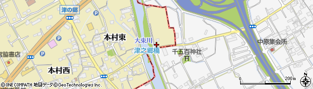 香川県綾歌郡宇多津町1836周辺の地図