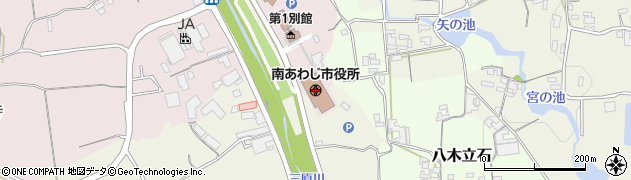 兵庫県南あわじ市周辺の地図