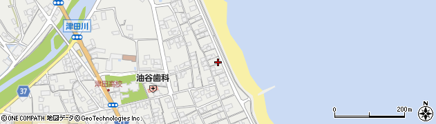 香川県さぬき市津田町津田1391周辺の地図