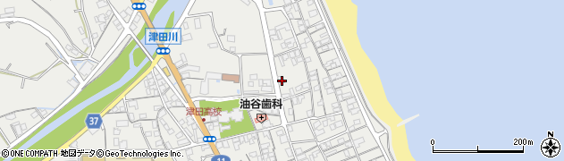 香川県さぬき市津田町津田1490周辺の地図