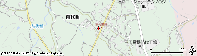 広島県呉市苗代町652周辺の地図