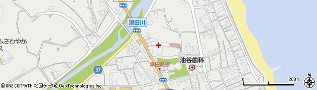 香川県さぬき市津田町津田1478周辺の地図