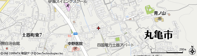 香川県丸亀市土器町東周辺の地図
