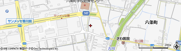 香川県高松市六条町652周辺の地図