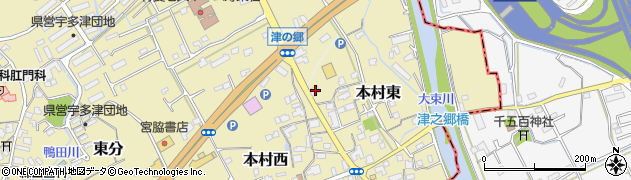 香川県綾歌郡宇多津町1673周辺の地図