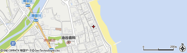香川県さぬき市津田町津田1394周辺の地図