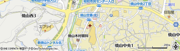 福屋焼山店　２階・ギフトサロン・商品券周辺の地図