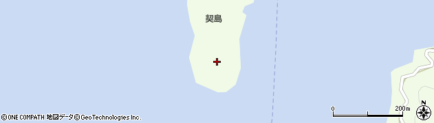 広島県大崎上島町（豊田郡）東野（契島）周辺の地図