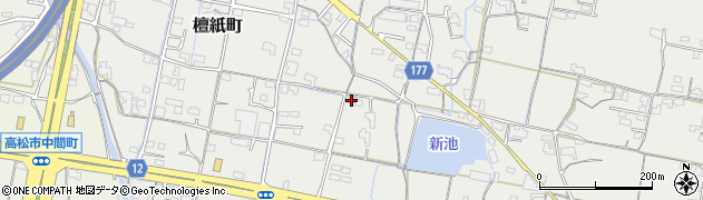 香川県高松市檀紙町249周辺の地図