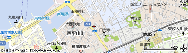 香川県丸亀市西平山町289周辺の地図